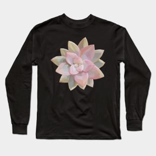 Pink Succulent Long Sleeve T-Shirt